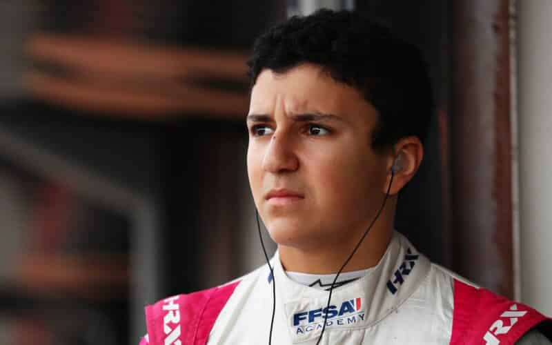 isack hadjar takes on the challenge of f2 with hitech gp and red bull 1