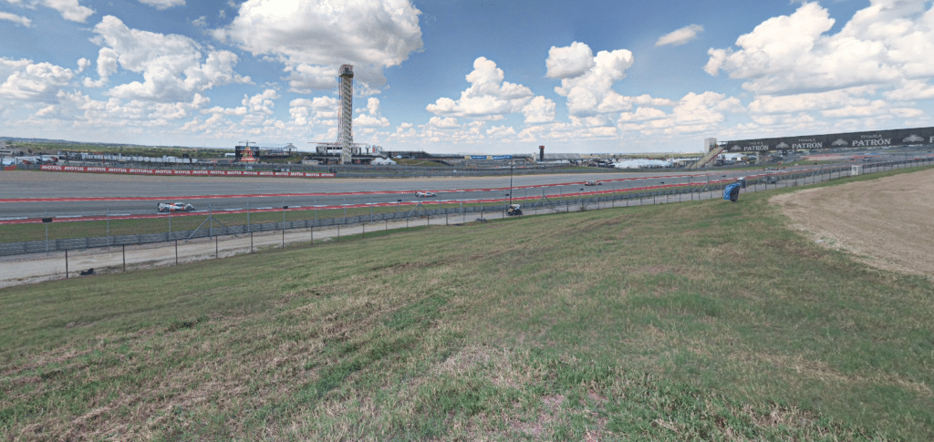 COTA Turn 2 general admission viewing area