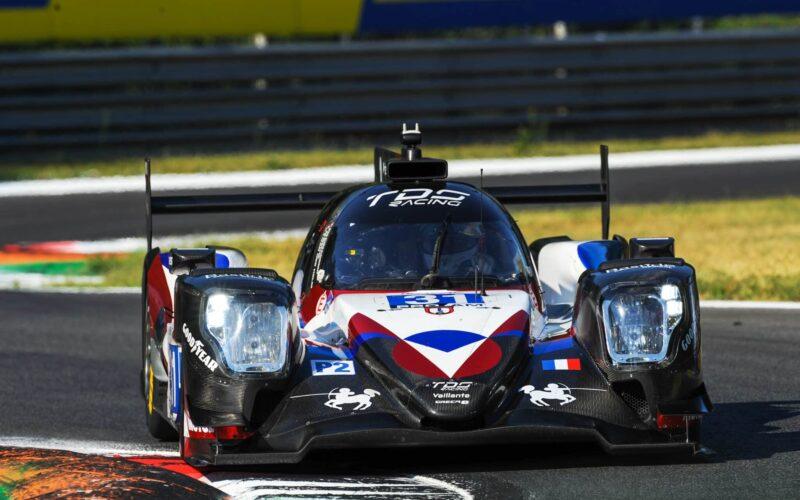 a racing car driving on a race track