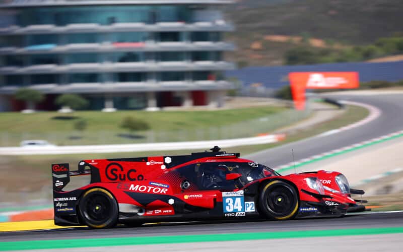 a racing car driving on a race track