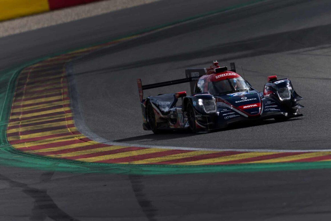 a racing car driving on a race track
