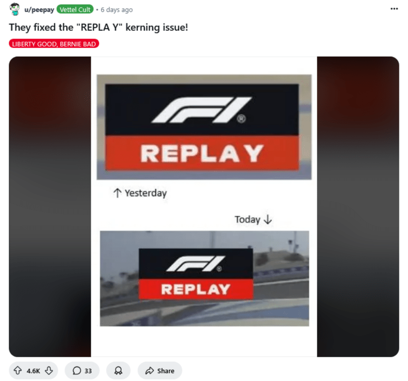 Een screenshot van een tweet met een foto van een auto erop