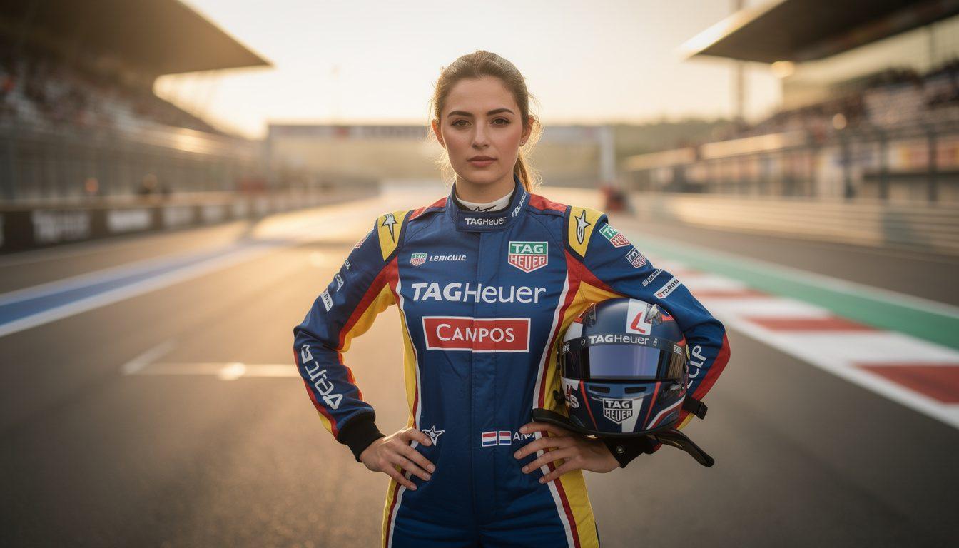 la piloto británica megan bruce asegura un prestigioso asiento en la f1 academy 2026, apoyada orgullosamente por tag heuer y campos, marcando un paso significativo en su carrera de automovilismo.