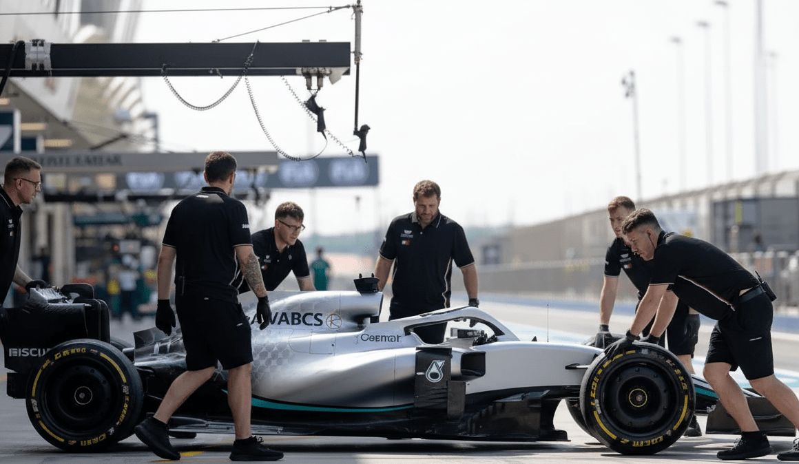 Cadillac fake tyres on F1 2026 Season