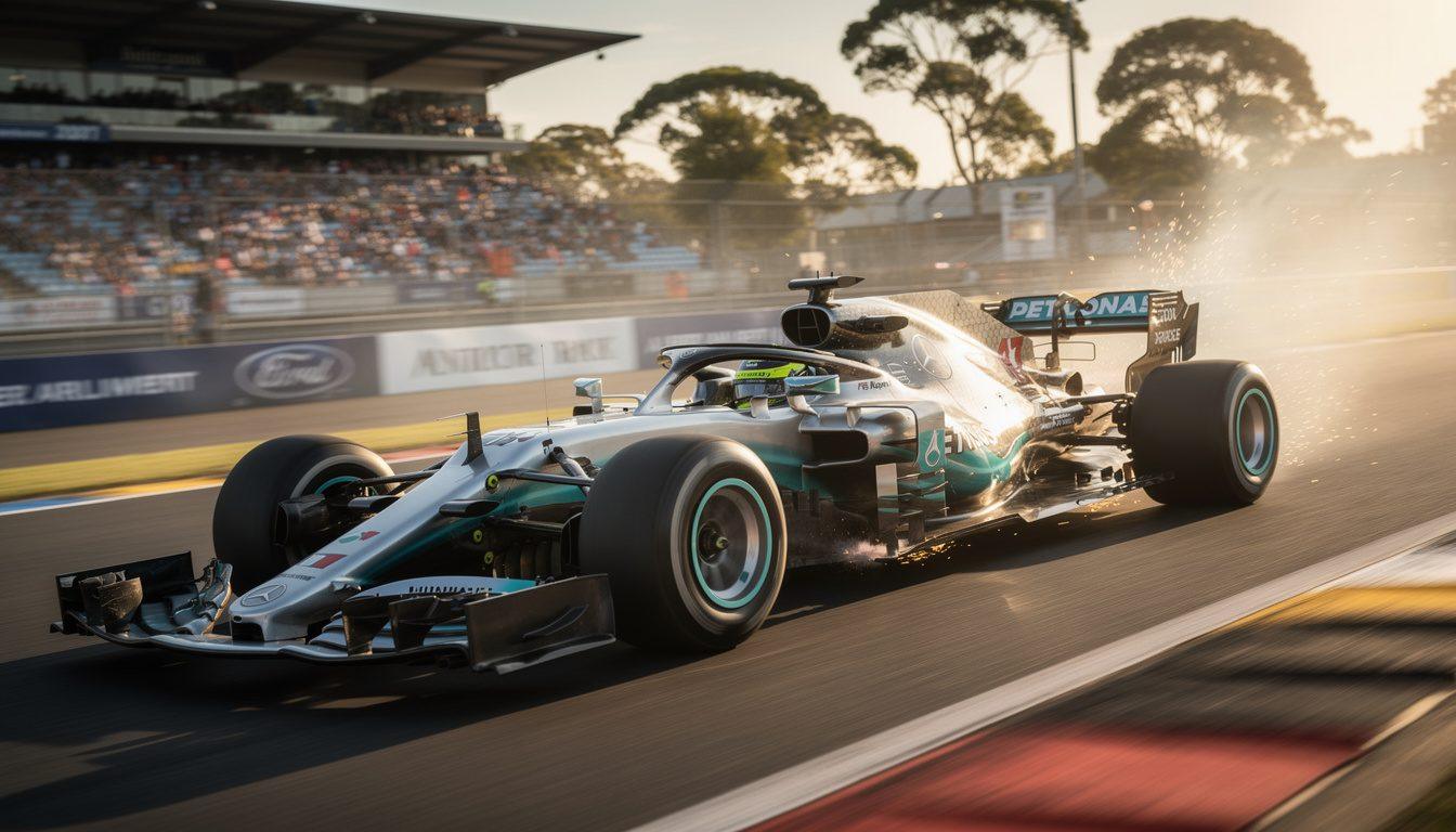 se espera que los equipos de mercedes dominen y sean temidos en la carrera de melbourne, demostrando su poder y rendimiento en la pista.