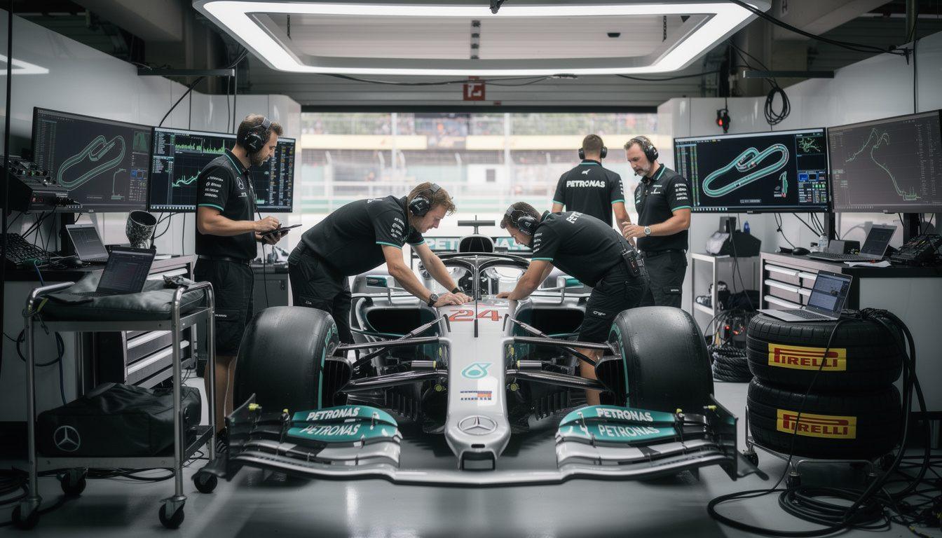 se espera que los equipos de mercedes dominen y sean temidos en la carrera de melbourne, demostrando su rendimiento excepcional y sus estrategias de carrera.