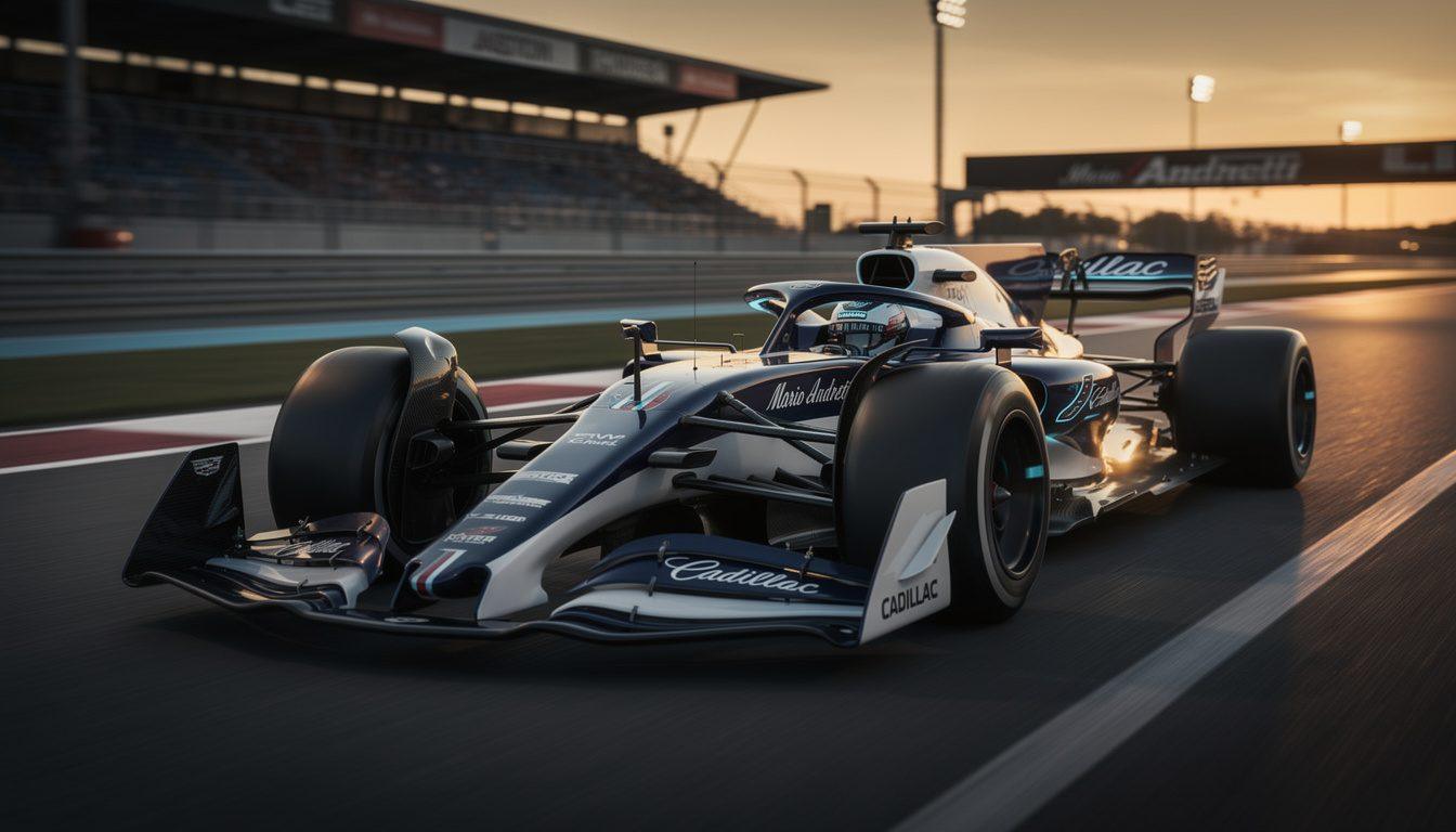 cadillac pays tribute to racing icon mario andretti by naming its first formula 1 car in his honor, celebrating his legendary motorsport legacy.