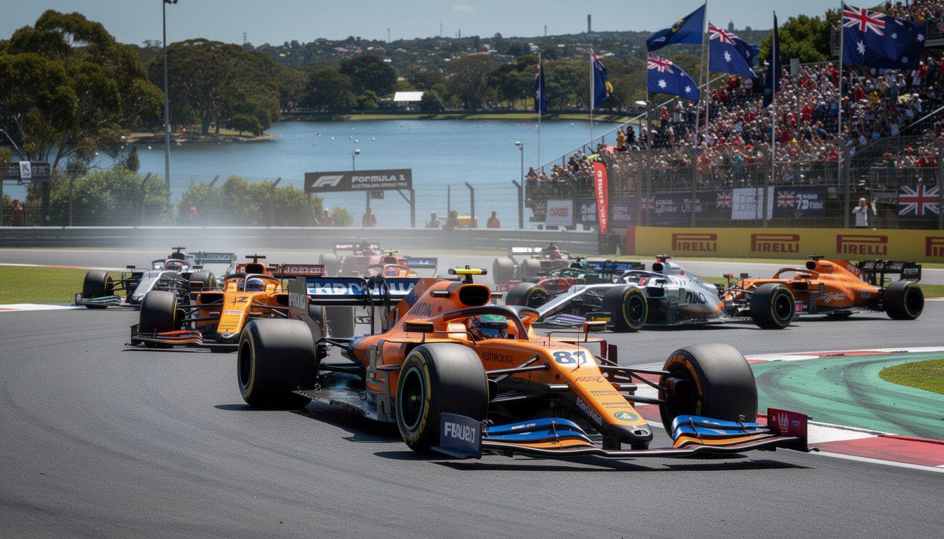 oscar piastri leads fp2 at the f1 australian gp, showcasing impressive speed as aston martin continues to face challenges.