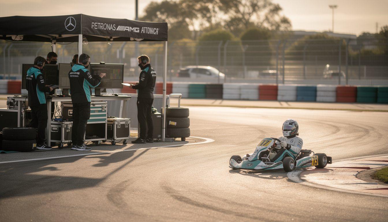 entdecken Sie, wie der F1-Ikone Kimi Antonelli das Fahren eines Lamborghinis fehlerfrei vor dem Erreichen des 10. Lebensjahres meisterte und seine außergewöhnliche Begabung sowie die Leidenschaft für das Rennfahren seit jüngsten Jahren zeigte.