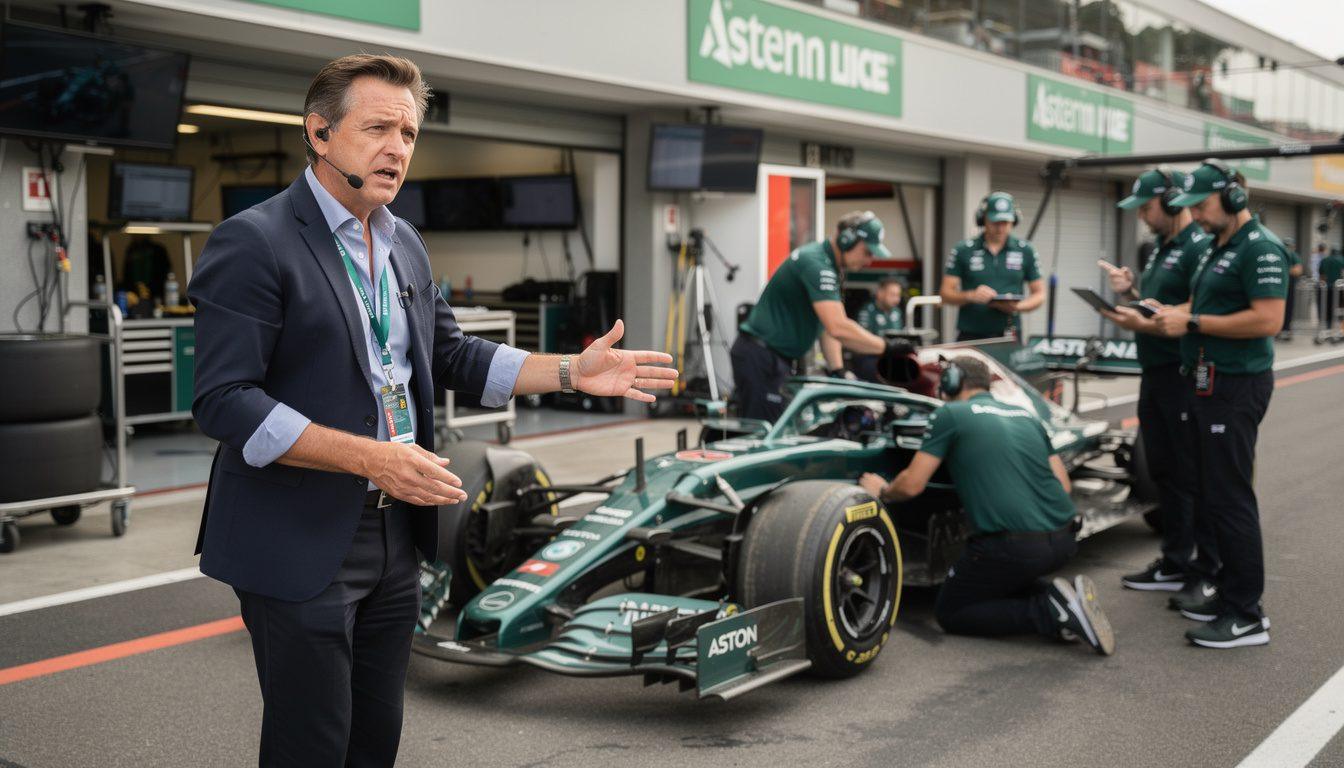 martin brundle highlights a key issue faced by aston martin while expressing his support for team principal jonathan wheatley in the latest f1 developments.