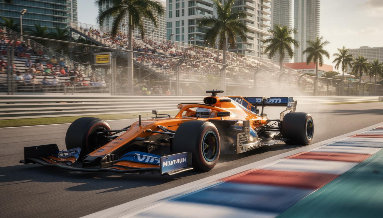 mcclaren è pronta a rivelare la sua ultima auto di formula 1 al gran premio di miami, mostrando tecnologia all'avanguardia e design innovativo per la prossima stagione.