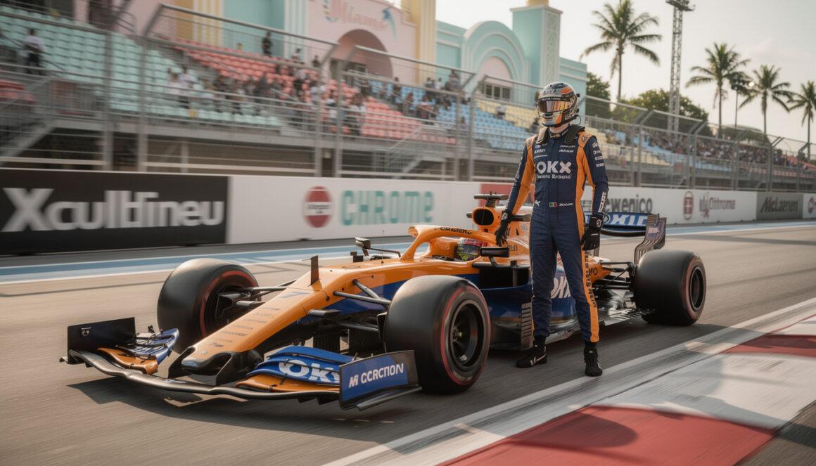 mclaren prepares to reveal their latest formula 1 car at the miami grand prix, showcasing cutting-edge technology and design.