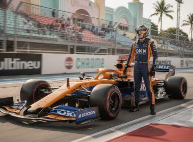 mclaren prepares to reveal their latest formula 1 car at the miami grand prix, showcasing cutting-edge technology and design.