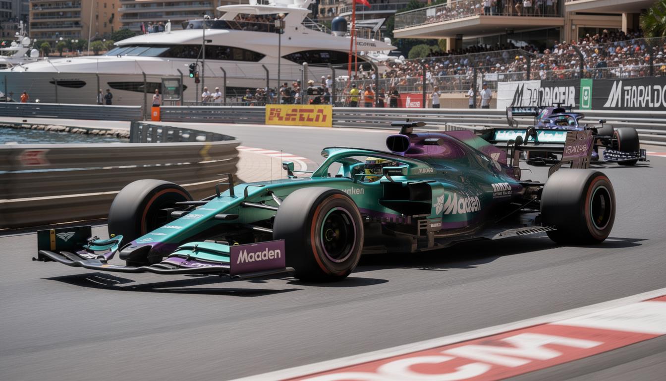 discover aston martin's fierce new special livery as they prepare for an intense monaco battle, showcasing determination and style on the iconic circuit.