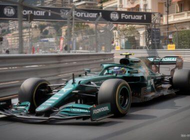 discover aston martin's fierce new special livery as they gear up for an intense monaco battle, showcasing grit and style on the race track.