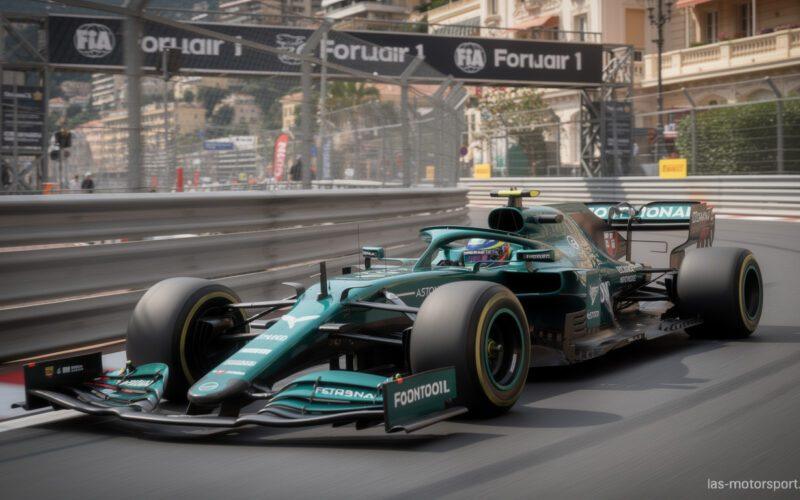 discover aston martin's fierce new special livery as they gear up for an intense monaco battle, showcasing grit and style on the race track.
