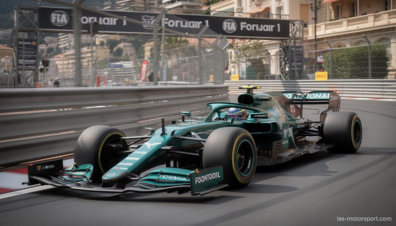 discover aston martin's fierce new special livery as they gear up for an intense monaco battle, showcasing grit and style on the race track.