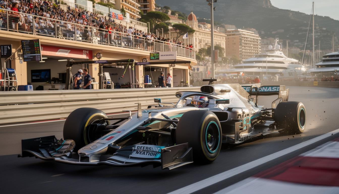 mercedes requests the right to review the monaco grand prix results after george russell's penalty in formula 1, seeking clarification and potential revision of the race outcome.