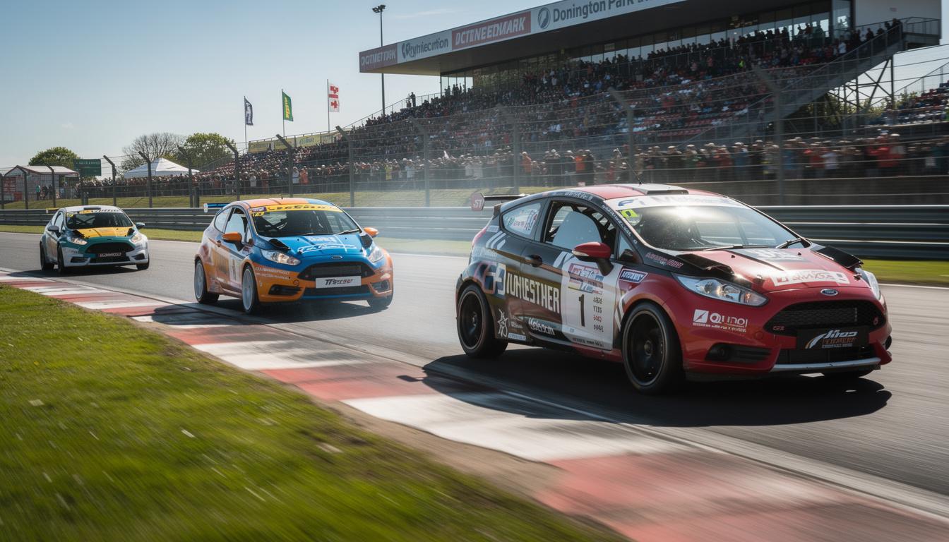 experience the excitement at donington park as three unique fiesta st150 champions battle it out in a thrilling brscc event. discover the highlights and standout performances from this unforgettable showdown.