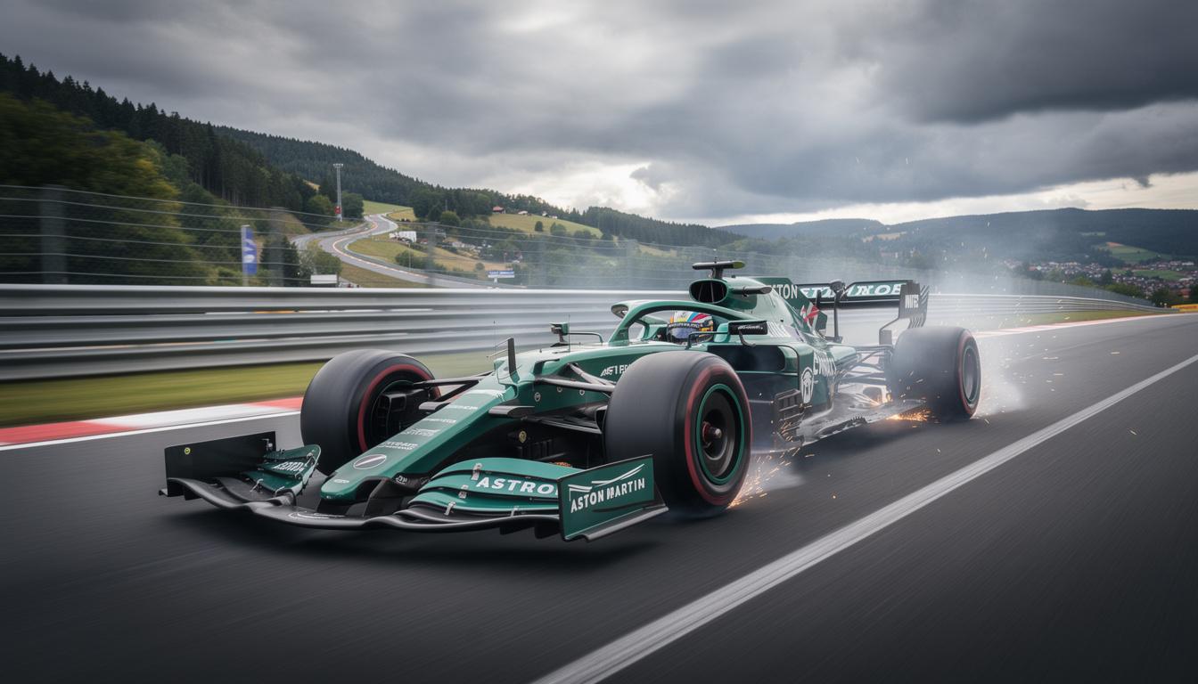 aston martin shares drop as investors worry about lance stroll's recent performance and its impact on the team's future prospects.