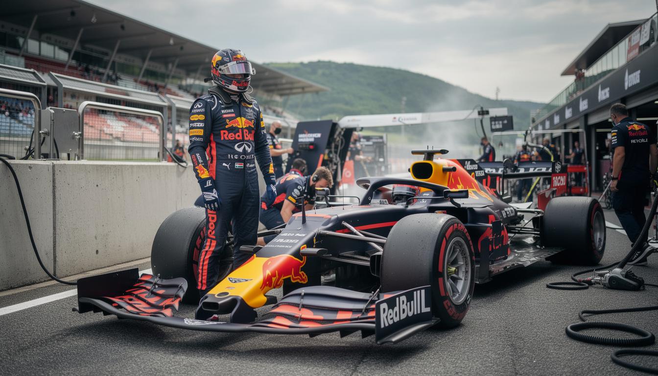 sergio perez is set to start from the pit lane at the hungarian grand prix, facing a challenging race ahead.