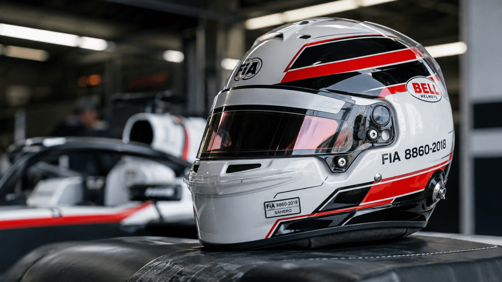 le casque f1 suit la norme fia 8860 2018 depuis 2019