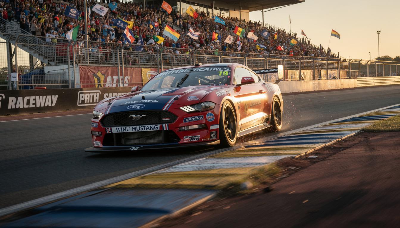 supercars perth: payne solidifica la ventaja en el campeonato con una actuación impresionante y casi impecable, mostrando habilidad y determinación en una emocionante carrera.