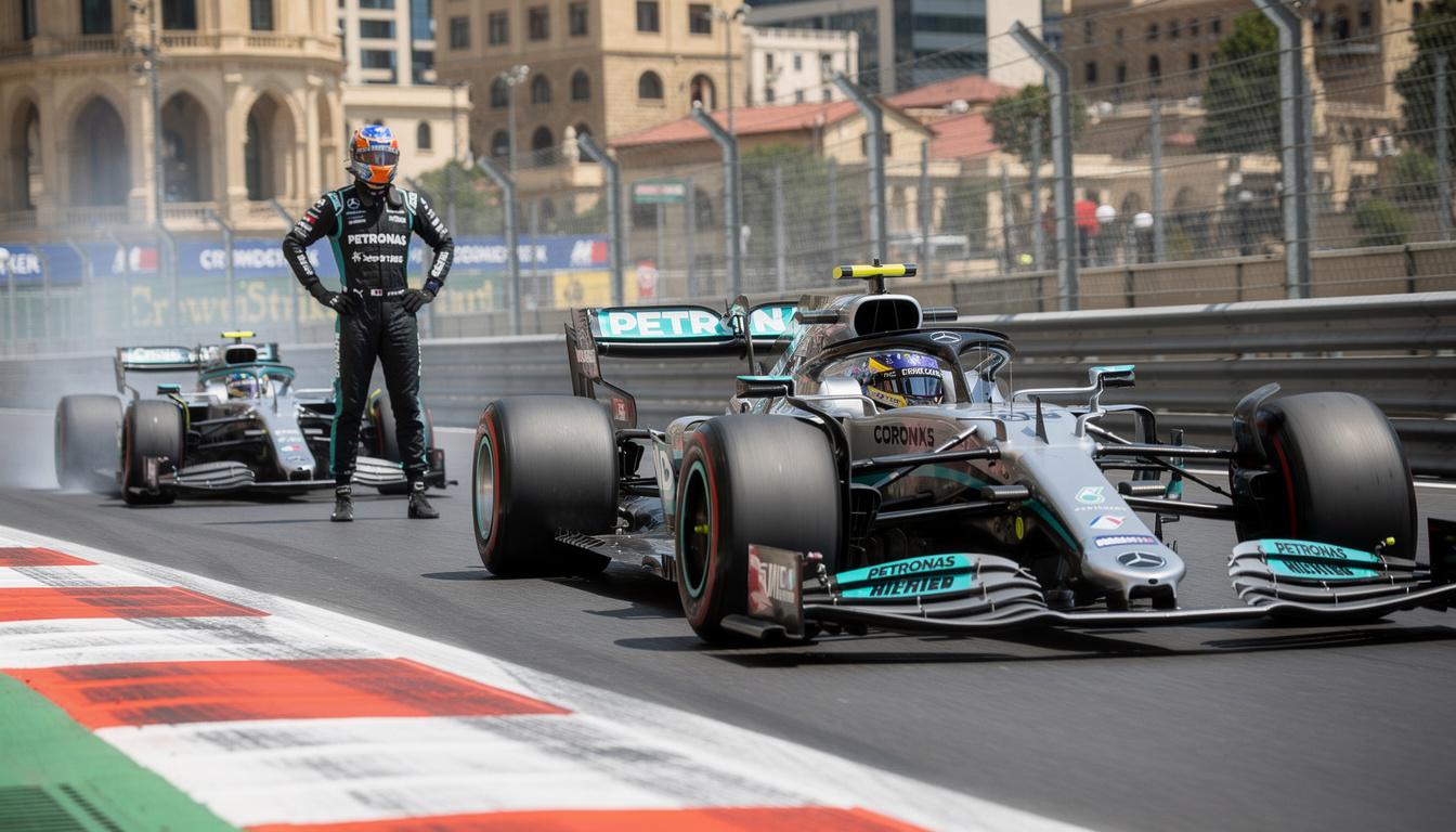 discover the latest from the f1 azerbaijan grand prix as russell leads the opening practice session while antonelli faces a mercedes breakdown. stay updated with all the key moments and insights.