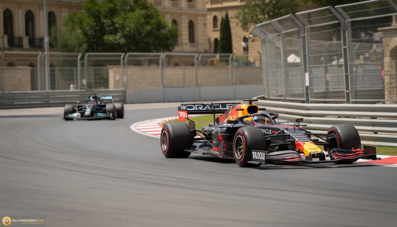 max verstappen sorprende a mercedes en fp3, mientras lewis hamilton espera en las sombras a que la batalla se intensifique antes de la clasificación.