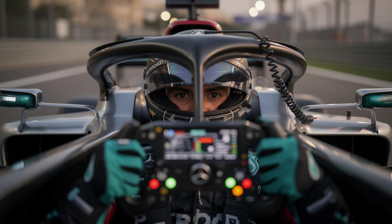 watch george russell dominate the second practice session at the baku grand prix, showcasing speed and skill in a thrilling display ahead of the race.