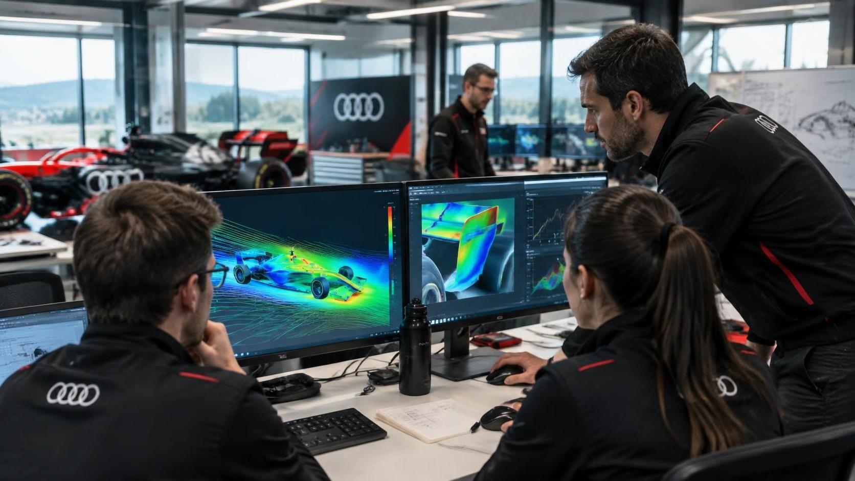 audi confirms plans to establish a new formula 1 base as it prepares for its highly anticipated entry into the sport.