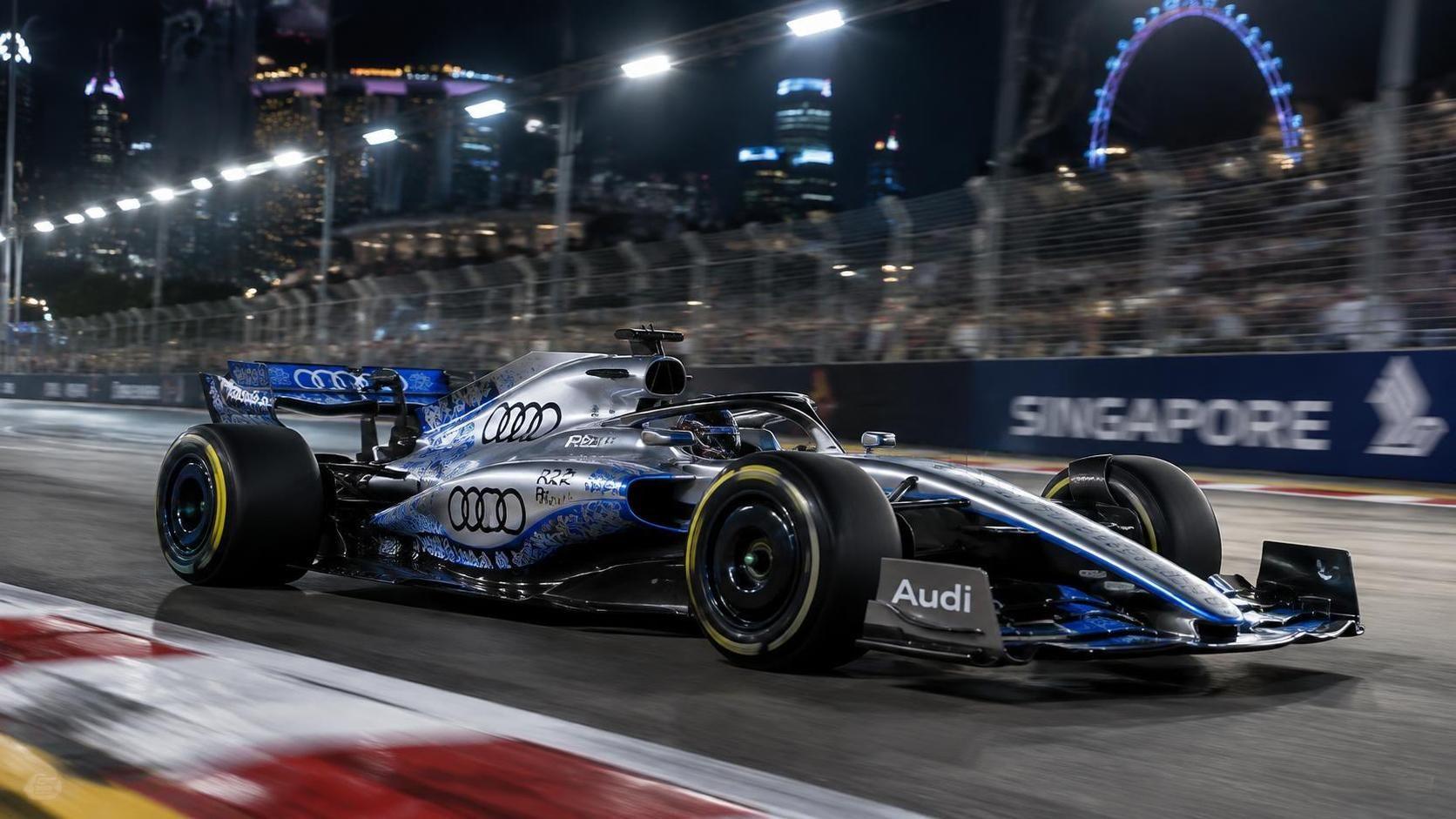 audi unveils a peranakan-inspired livery for the singapore grand prix, celebrating the city’s heritage with vibrant colors and intricate patterns.