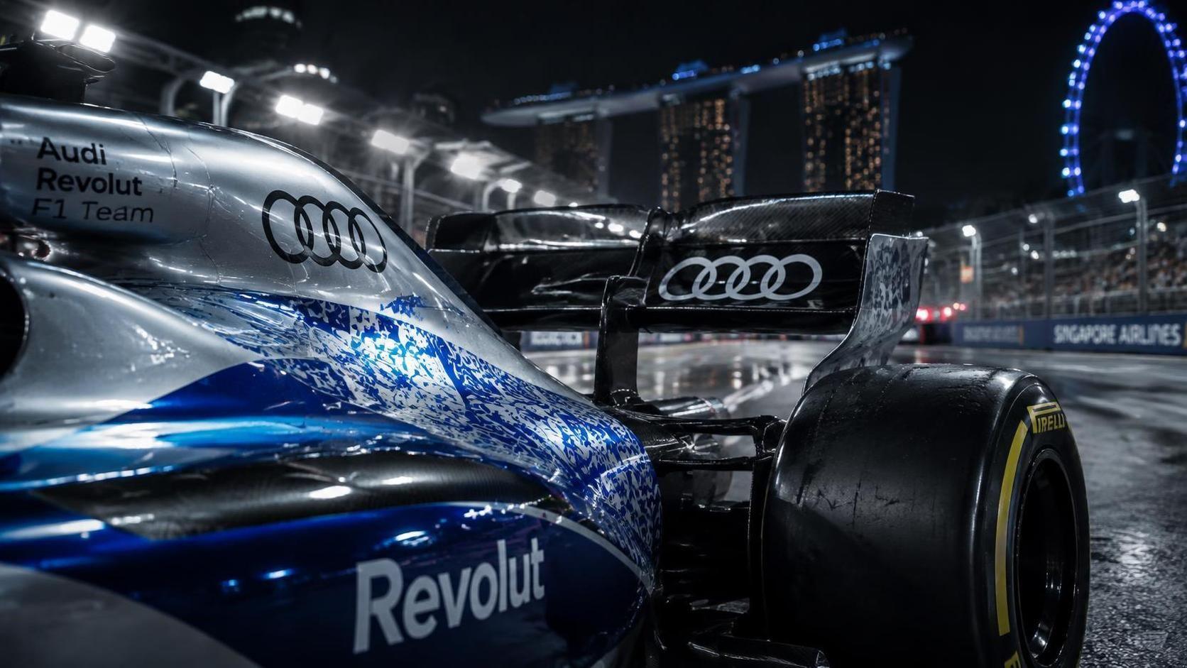 audi unveils a special peranakan-inspired livery for the singapore grand prix, celebrating the city’s vibrant heritage with a striking design.