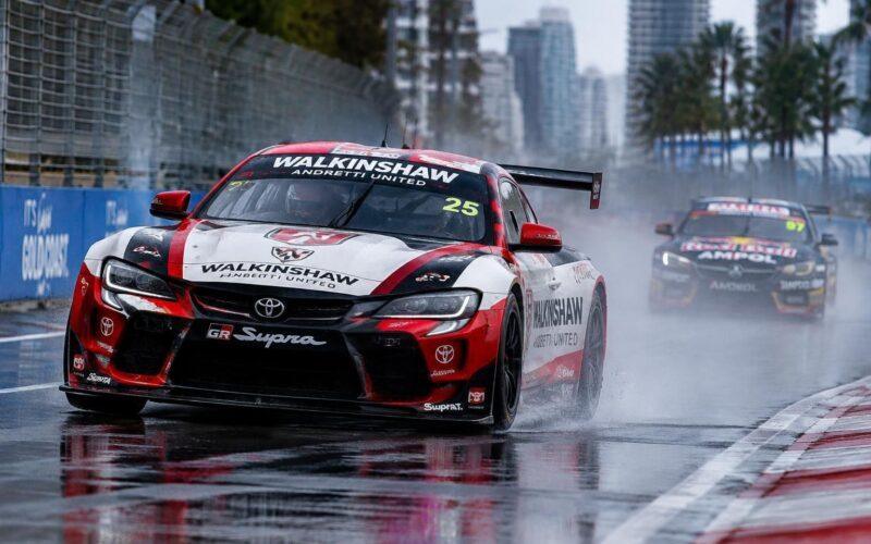 chaz mostert mastered the rain-soaked gold coast supercars race, delivering a commanding performance for walkinshaw toyota.
