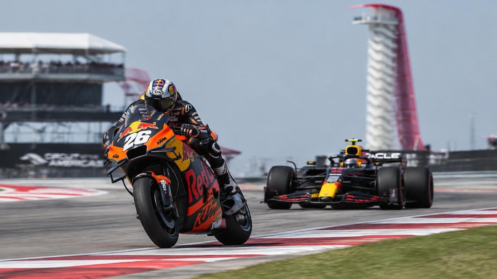 motogp y fórmula 1 están listos para compartir el escenario en el gran premio de ee. uu. en un evento histórico, uniendo dos de las series más grandes del motorsport.