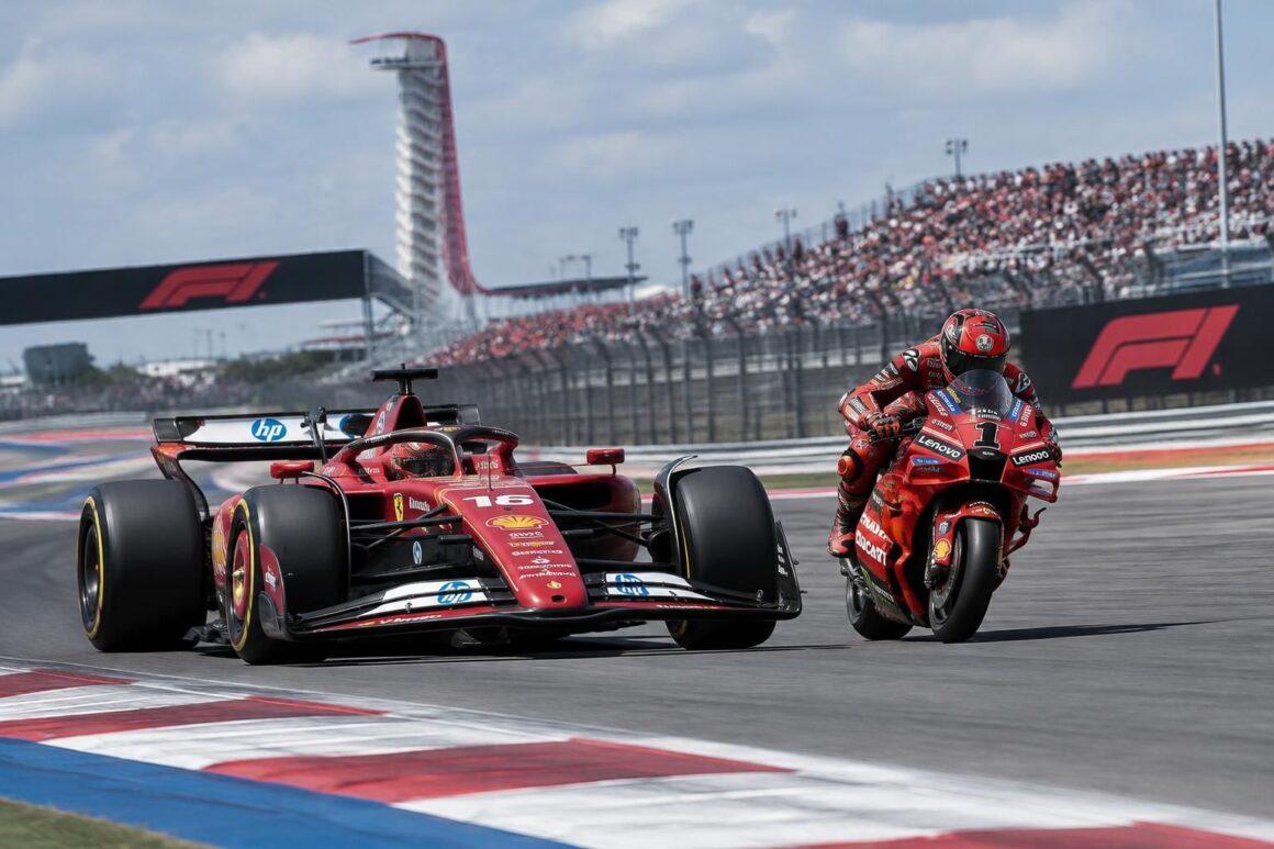 motogp and f1 are set for a landmark joint appearance at the us grand prix, bringing two premier motorsport series together.