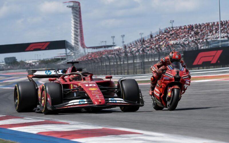 motogp and f1 are set for a landmark joint appearance at the us grand prix, bringing two premier motorsport series together.